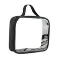 thumbnail image 1 of DOLITY Clear Toiletry Bag Portable Men Shaving Bag for Airport Gym and Hair Accessories black 19x4.5x16cm, 1 of 8