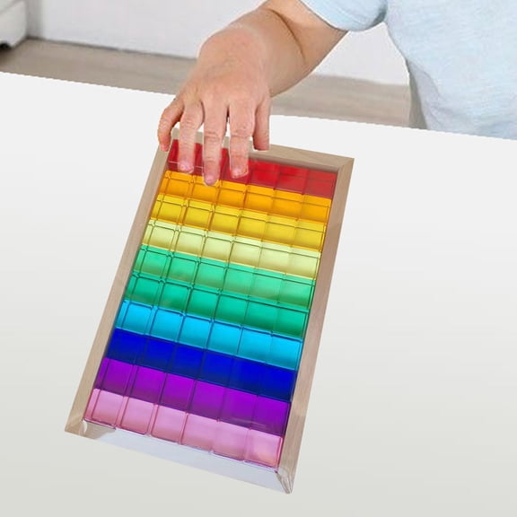 DOLITY Cube Blocks Set Building Blocks Set for Kids for Toddlers Kids Birthday Gift