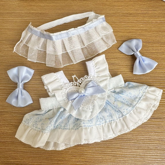 DOLITY Duck Clothes for 15cm Doll Comfortable DIY Photo Props Fashion Cartoon Sea Dress