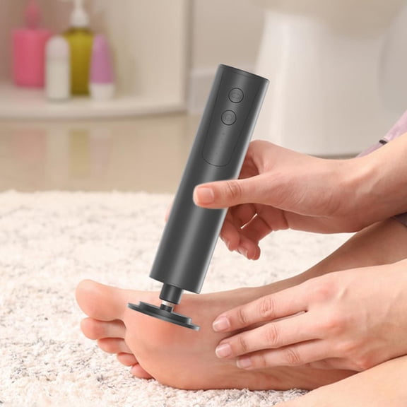 DOLITY Electric Callus Remover Exfoliate Skin for Rough Skin Remove Dead Skins black