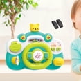 thumbnail image 1 of DOLITY Electric Steering Wheel Toy Simulation Multifunctional Turn and Learn Driver for green base, 1 of 8