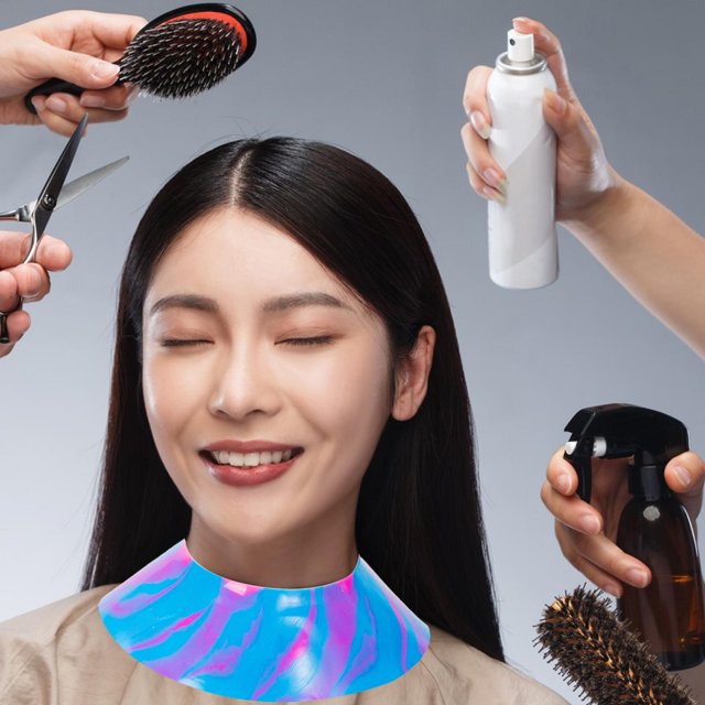 DOLITY Hair Cutting Neck Shawl DIY Haircut Neck for Stylist Salon