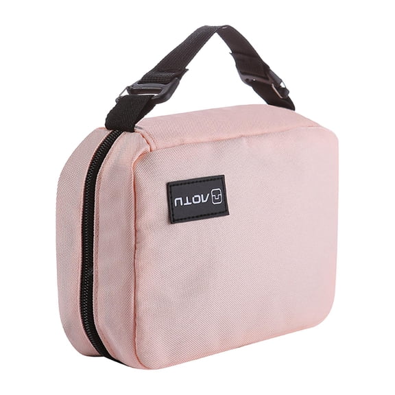 DOLITY Make Bag Casual Travel Toiletry Bag for Travel Cosmetics Brushes Anniversary Pink