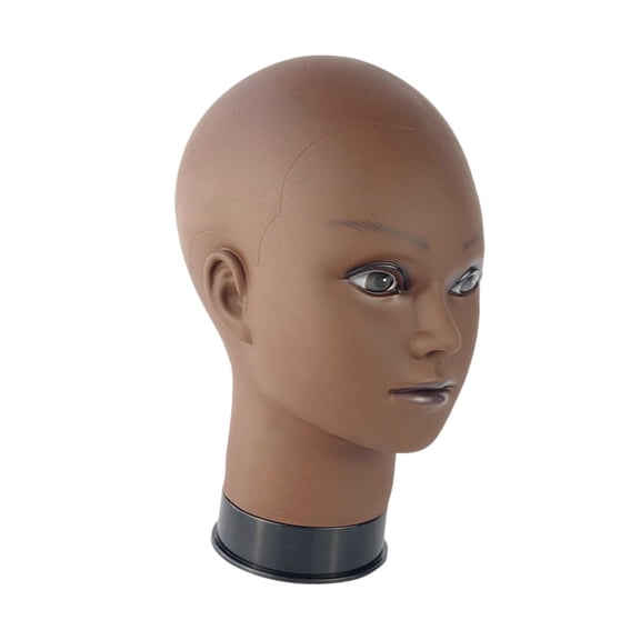 DOLITY Mannequin Head Smooth Display Model for Necklace Making Hairpieces