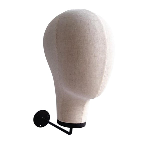 DOLITY Mannequin Head Wall Mount Easy to Use for s Hats Caps for Salon Shop Home