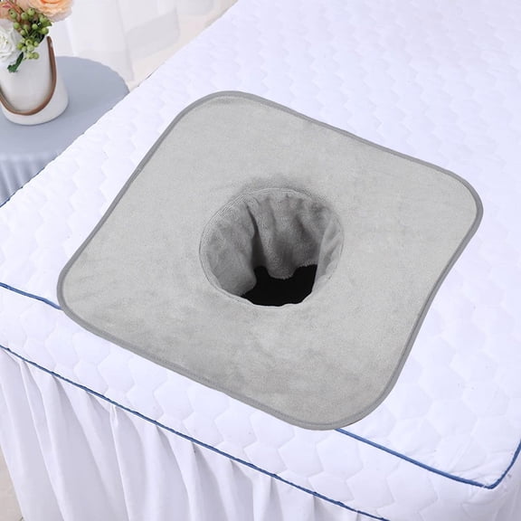 DOLITY Massage Table Towel Protector Coverlet Skin Lying Down Towel for Massage Bed light grey