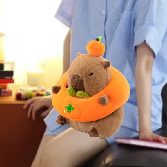 DOLITY Plush Capybara Doll Capybara Stuffed Toy High 13.8" Cute Capybara Stuffed Animal