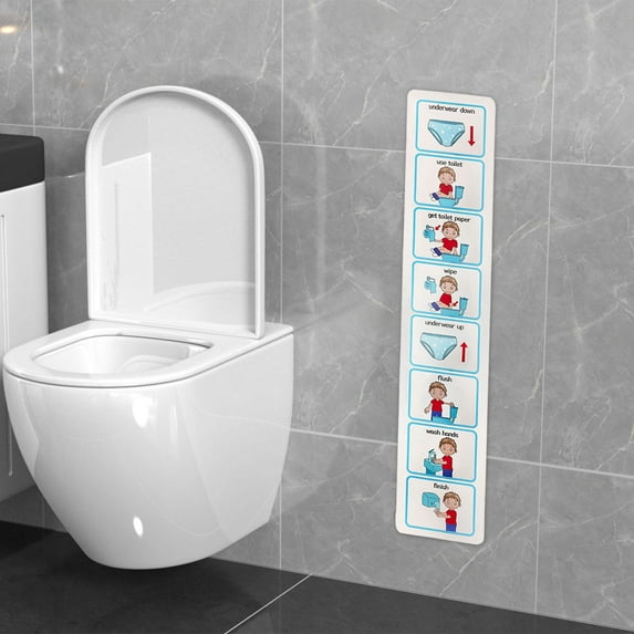 DOLITY Potty Chart Early Education Visual Schedule for Children Toddlers Homeschool