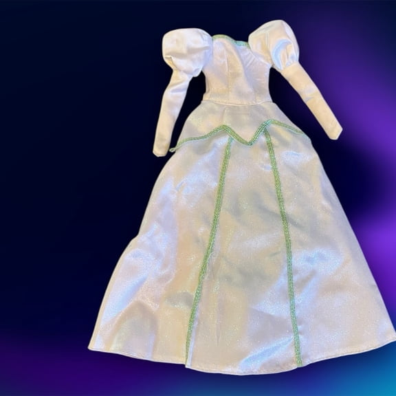 DOLL SIZE White FANCY DRESS Ball gown LOL OMG Clone Bratz Cinderella Buy It Now 267618341887