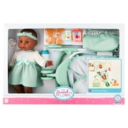 My Sweet Love Doll and Stroller Set, Mint, 12 Pieces
