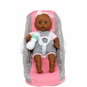 My Sweet Love Baby Doll Carrier Play Set, Deep Skin Tone, 14-inch, 3 Pieces