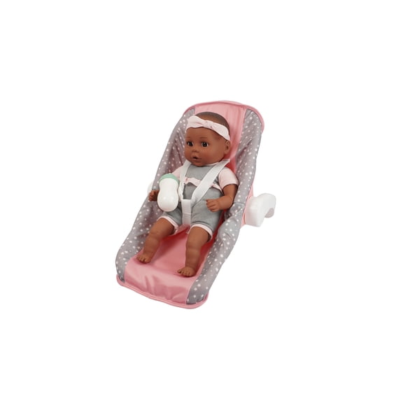 My Sweet Love Easter Baby Doll Carrier Play Set, Pink, and Gray Outfit, 14” inch Doll, 3 Pieces Included