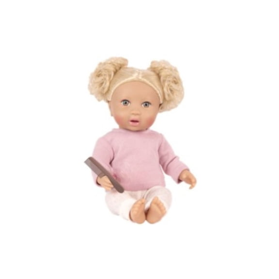 LullaBaby Baby Doll with Wavy Blonde Hair & Comb Blue Eyes & Fair Skin Tone