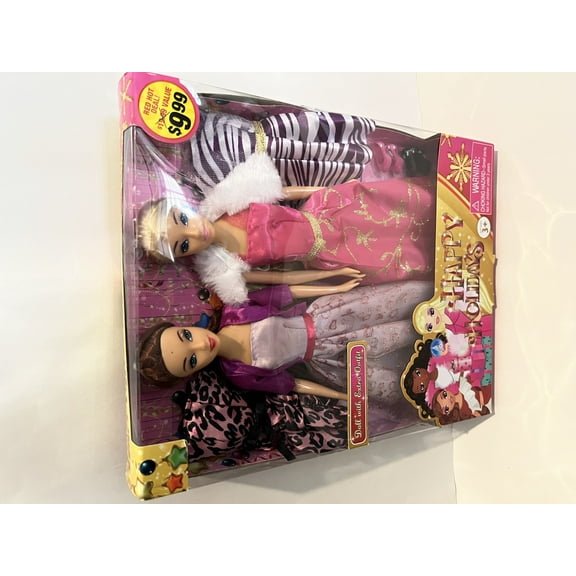 DOLL with EXTRA OUTFIT "HAPPY HOLIDAYS"