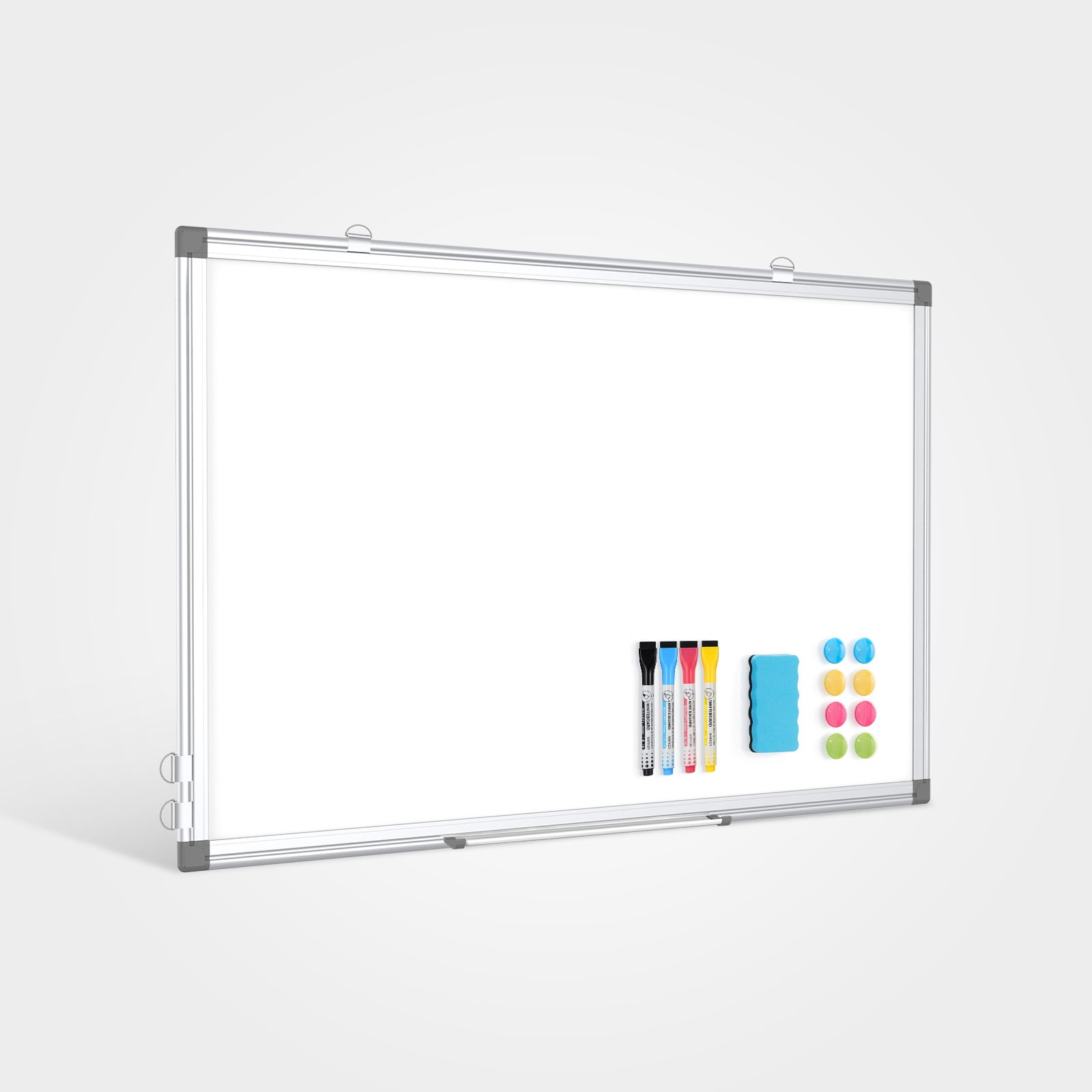 DOLLAR BOSS Magnetic Whiteboard Double-Sided Dry Erase Board Double ...