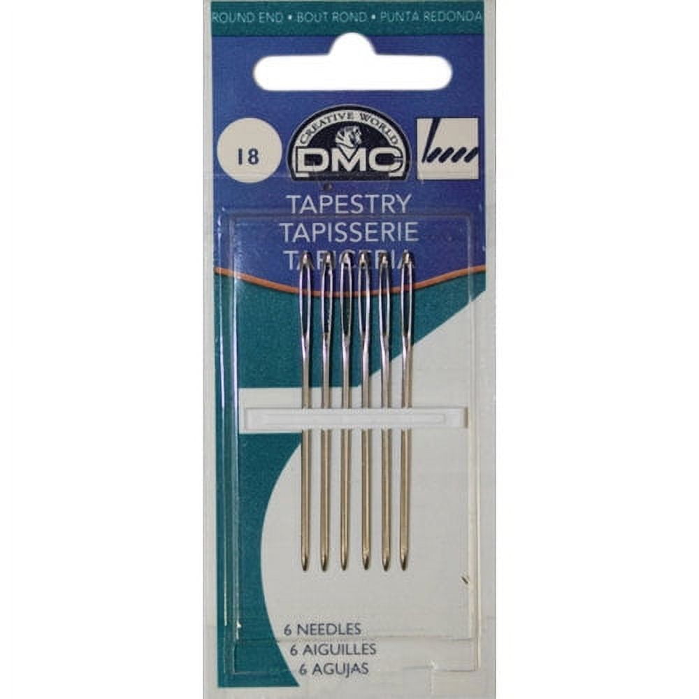 Tapestry Needles Five Sizes 14, 16, 18, 20, 24 - Large Eye Blunt Needles 25  Pcs for Cross Stich and More 