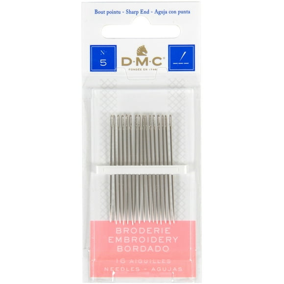 DOLLFUS-MIEG & Compagnie Size 5 Embroidery Hand-Sewing Needles (16 Pack)