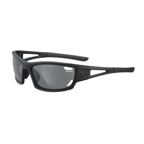 DOLOMITE 2.0, MATTE BLACK INTERCHANGEABLE SUNGLASSES SMOKE/AC RED/CLEAR LENSES - image 1 of 2