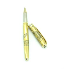 DOLPHIN ENTERPRISES Atmanirbhar Bharat Ballpoint Pen, Smooth Writing Black Ink Pen, Medium Point, Comfortable Grip