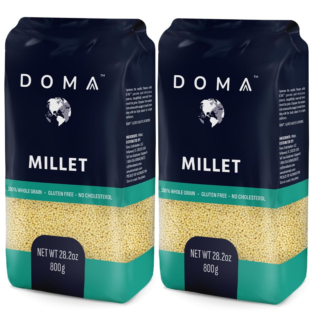 DOMA Millet 3.52lb (2x1.76lb) HHA1 GlutenFree Whole Grain Superfood
