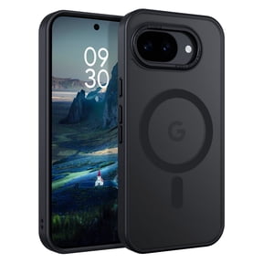 DOMAVER Google Pixel 10a Case 6.3", Magnetic MagSafe Compatible, Slim Shockproof Protective Cover, Translucent Matte, Black