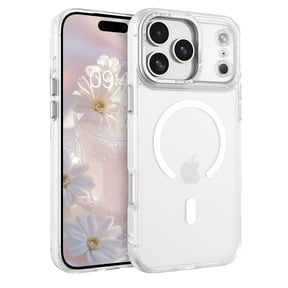 DOMAVER Magnetic iPhone 17 Pro Case (6.3") - Slim Fit Matte Translucent Cover | Mag-Safe Compatible | Shockproof Anti-Yellowing | White
