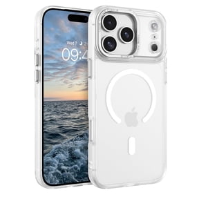 DOMAVER Magnetic iPhone 17 Pro Max Case (6.9") - Slim Fit Matte Translucent Cover | MagSafe Compatible | Shockproof Anti-Yellowing | White