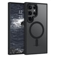 thumbnail image 1 of DOMAVER Samsung Galaxy S24 Ultra Case 6.8 Inch, MagSafe Compatible Matte Translucent Cover, Slim Shockproof Protective - Black, 1 of 8