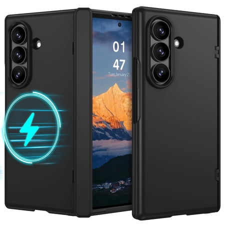 DOMAVER Slim Shockproof Hinge Protection Case for Samsung Galaxy Z Fold8 Ultra 5G (8.0-inch, 2026), Full Coverage Matte Protective Cover