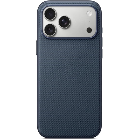 DOMAVER for iPhone 17 Pro Case 6.3",Compatible with Mag-Safe, Shockproof Anti-Slip Fabric Cover for 17 Pro, Blue
