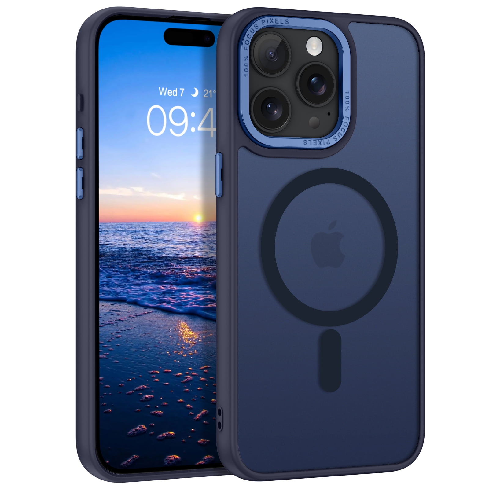 Cover Magnetica Compatibile Con IPhone 15 Con Cavalletto Supporto - 6,1 Pollici Compatibile Con MagSafe, Custodia - 9