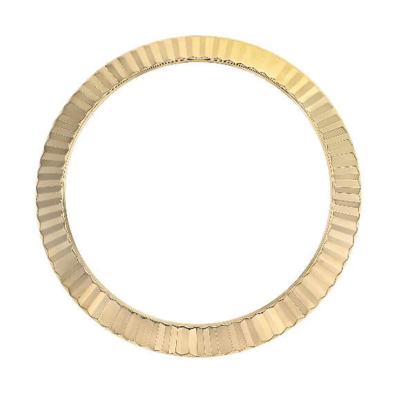 FLUTED BEZEL FOR 40MM ROLEX PRESIDENT 228238, 228398, 228348 18KY REAL GOLD