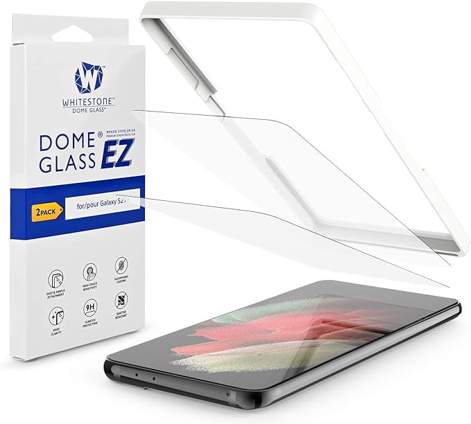 Whitestone Dome S21 Ultra Pre Installed Screen Protector