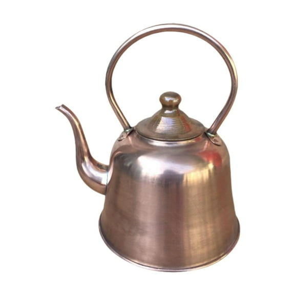 DOMELAY 1.5L Copper Tea Kettle Tea Maker Water Boiler Jug for Hotel Tea Room Kitchen