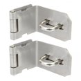 thumbnail image 1 of DOMELAY 2x2 Pieces Door Hasp latches 90 Degree Gate Locks for Desk Drawer Door Cabinet, 1 of 9