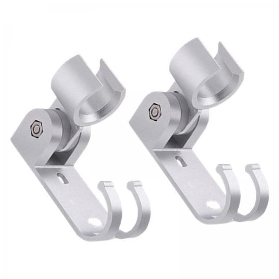 DOMELAY 2x2x Shower Holder Support Fixed Shower Head for Washroom Bathroom Attachments B 2 Pcs
