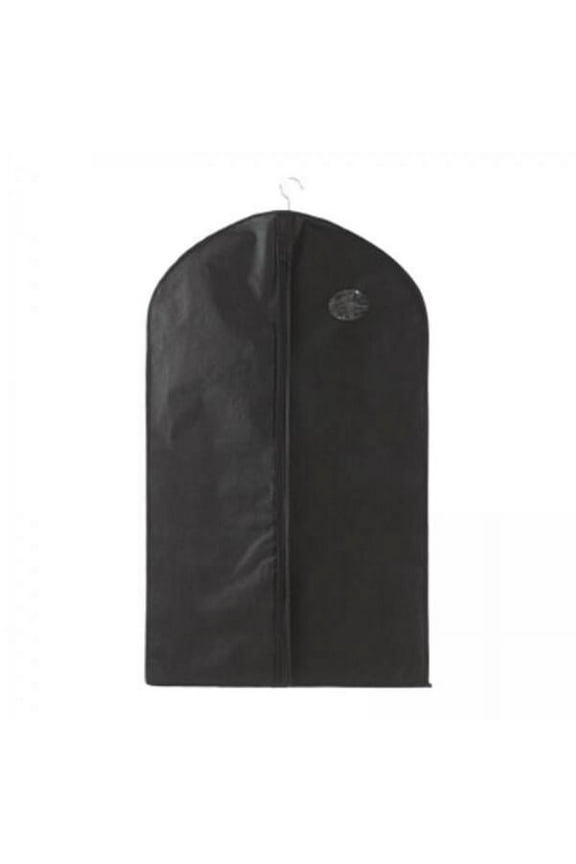 2xGarment Cover Protector Suit Bag Non Woven Fabric, for Dress, Jacket, Uniform Thin And Lightweight , Black 60x100cm, 4 Pcs