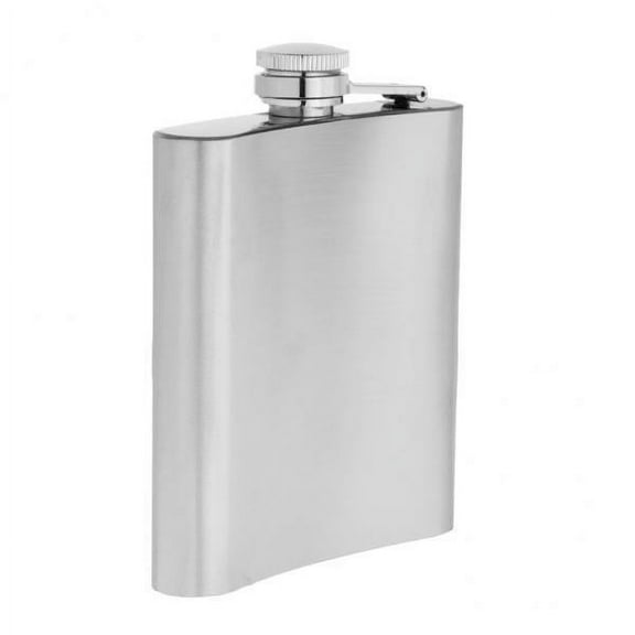 DOMELAY 2xPortable Pocket Stainless Steel Wine Bottle Whiskey Liquor Hip Flask 200ml