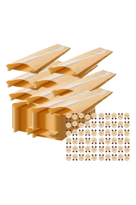 50 Pieces Long French Bread Bags Bakery Bags for Homemade Bread