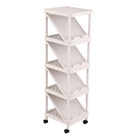 DOMELAY 9 Layers DIY Home Door Shoe Hanger for Closet Dormitory Hallway White