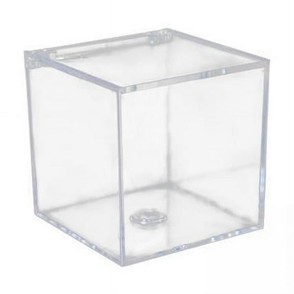 DOMELAY Acrylic Clear Storage Boxes - Set of 4