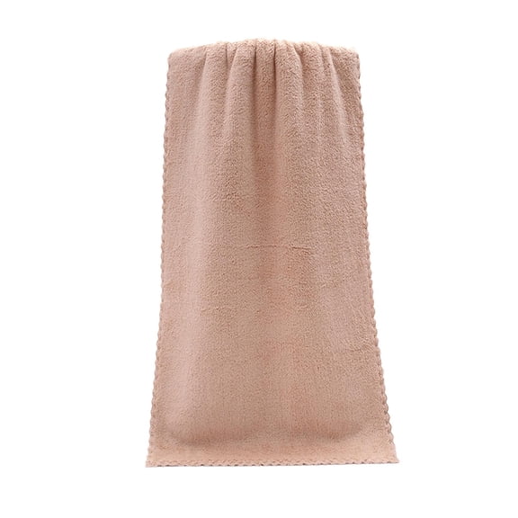 DOMELAY Bath Towel Light Weight Comfortable SPA Wrap Bath Sheet for Yoga SPA Outdoor brown