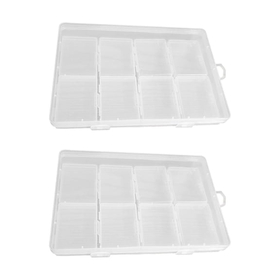 DOMELAY Beads Organizer Storage Boxes Empty Jewelry Cases for Sewing Thread Earrings 5.5cmx4.3cmx1.6cm