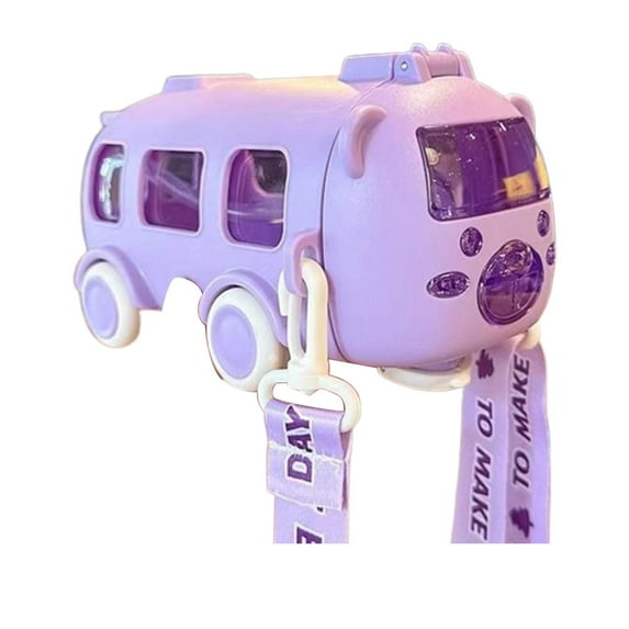DOMELAY Bus Water Bottle 500ml Drinking Bottle for Boys and Girls Child