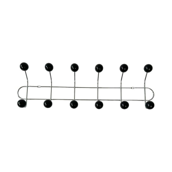 DOMELAY Coat Rack Wall Mount Metal Hanger for Hanging Coat Backpack Jacket 6 Hooks