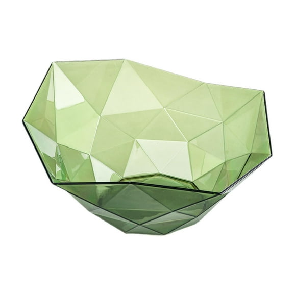 DOMELAY Decorative Fruit Bowl Table Centerpiece Multipurpose for Camping Snacks Tray Green