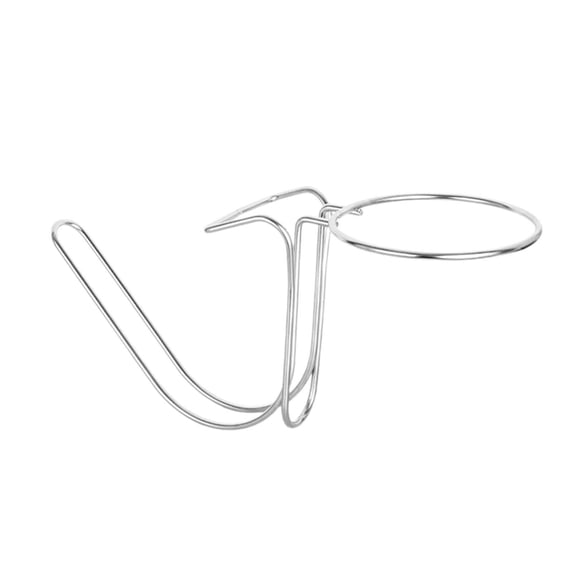 DOMELAY Desktop Ice Bucket Stand Champagne Bucket Holder for Cooking Outdoor Camping 40x17cm