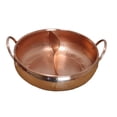 thumbnail image 1 of DOMELAY Divided Hot Pot Pan Kitchen Supply Shabu Shabu Pot for Home Party Restaurant 32cm, 1 of 9