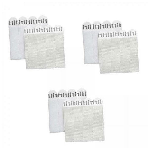 DOMELAY Double Pack of Picture Hangers, Wall Poster Mounting, Frame Holder , White, 2 Pcs