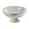 thumbnail image 1 of DOMELAY Fruit Bowl Multiuse with Drainage for Kitchen Counter Table Centerpiece Home crystal fruit plate, 1 of 9
